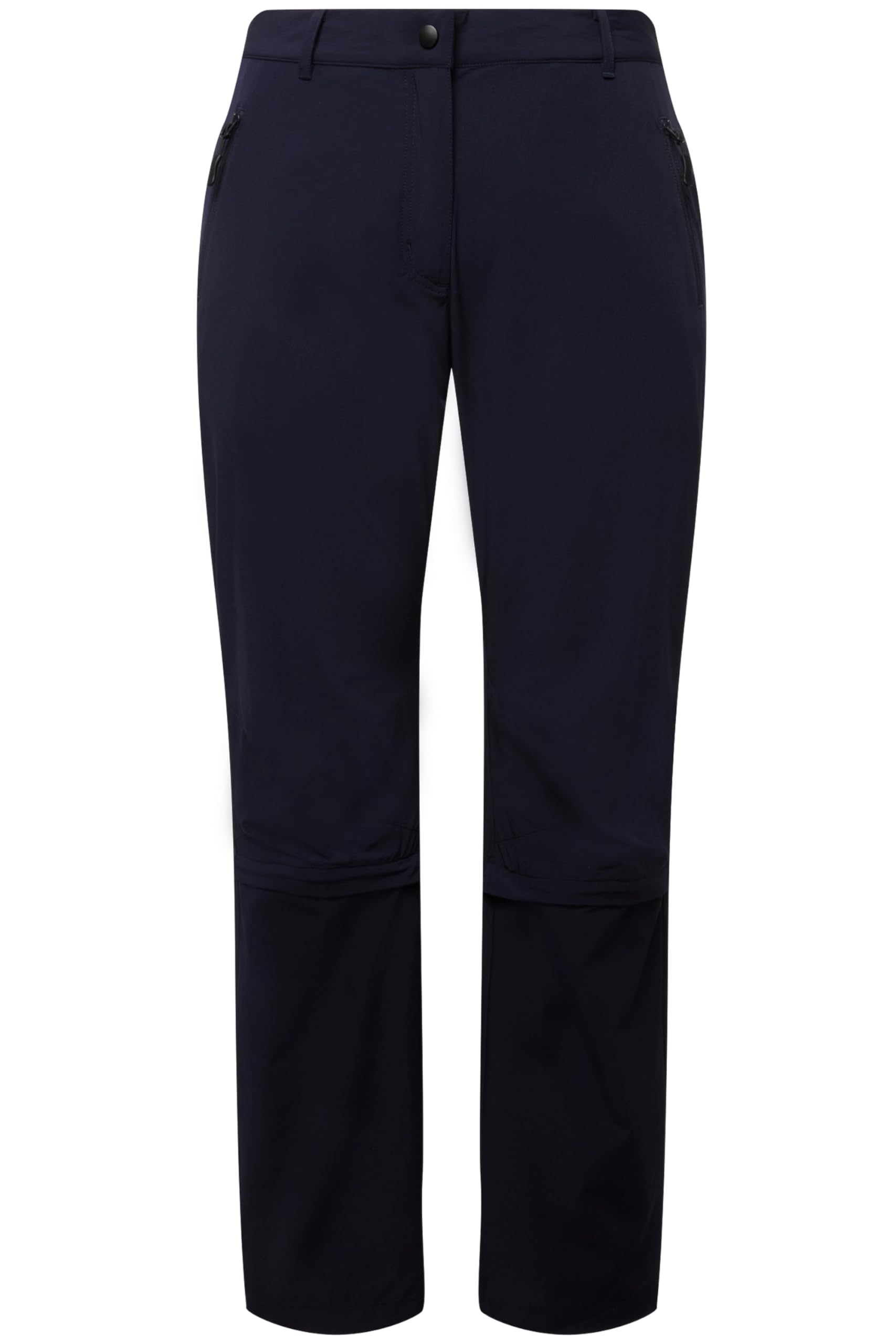 Ulla Popken Damen große Größen Übergrößen Plus Size Zipp-Off-Hose, längenverstellbar, schnelltrocknend 720289