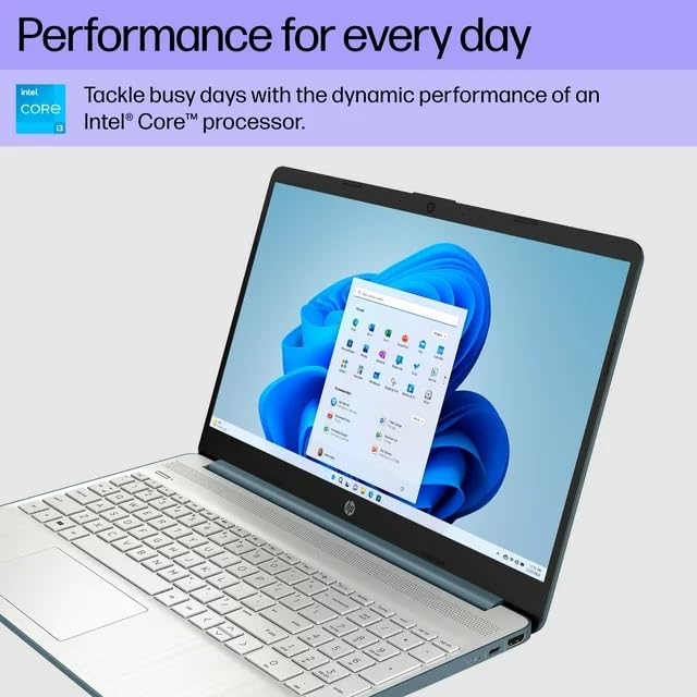 Amazon.co.jp: HP 15 スリムノートパソコン オーシャンブルー Intel i3
