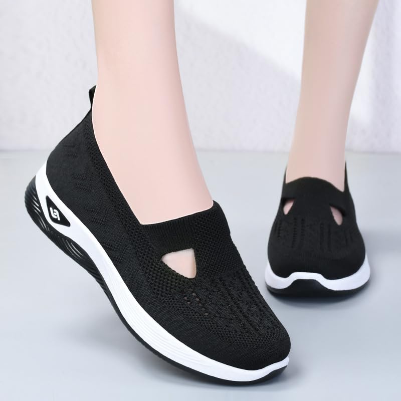 The Inspire Uplift Shoes for Women, Woven Orthopedic Breathable Soft Sole, Selleren Orthopedic Shoes, Comfortable Breathable2