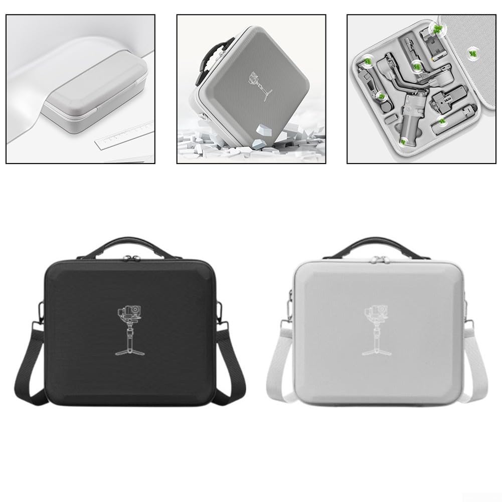 Custodia Protettiva per DJI per rs4 per mini in Sintetica, Valigetta all'Acqua per Stabilizzatore, Case da Viaggio o Nero 35cm(Black)
