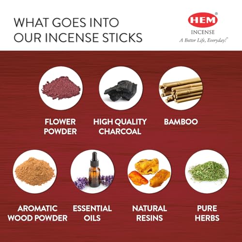 HEM Precious Chandan Incense Sticks | Pack of 6 Boxes (120 Sticks) | Classic Sandalwood Aroma for Meditation, Pooja & Relaxation | Handcrafted for Calm & Positivity (Chandan)