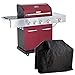 Produktbild Allgrill Gasgrill Elegance -Bordeaux- Set inkl. Abdeckhaube