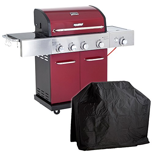 Preisvergleich Produktbild Allgrill Gasgrill Elegance -Bordeaux- Set inkl. Abdeckhaube