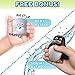 Stacking Cups Toy for Toddler, Modern Design with Numbers, Letters, Patterns, Pastel Colors + FREE Bonus Squirting Baby Bath Toy & Bear Head Shaker, Fun Educational Toys for 6 Months +, 1 2 3 years