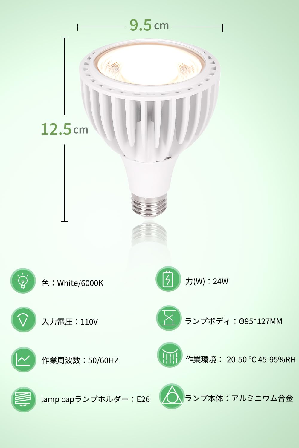 Amazon.co.jp: 植物育成ライト 24W 2000lm LED 植物育成用ランプ led