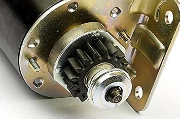 16 Tooth Starter Motor Replace For Craftsman DLT3000 LT4000 YTS4000 DLT 3000 LT 4000 YTS 4000 Riding Lawn Mower Tractor With Briggs Stratton 16Hp 17Hp 18Hp 19Hp 20Hp 2