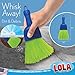 LOLA Whisk Broom, Hand Brush, Durable Bristles, Whisks Away Dirt & Debris, Compact, Hang Hole for Easy Storage, Indoor/Outdoor, 1 Pack