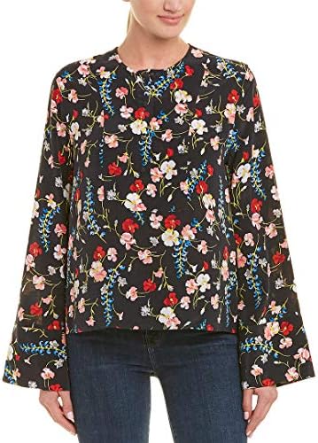 Tools Ladies’s Festive Floral Printed Heather Shirt