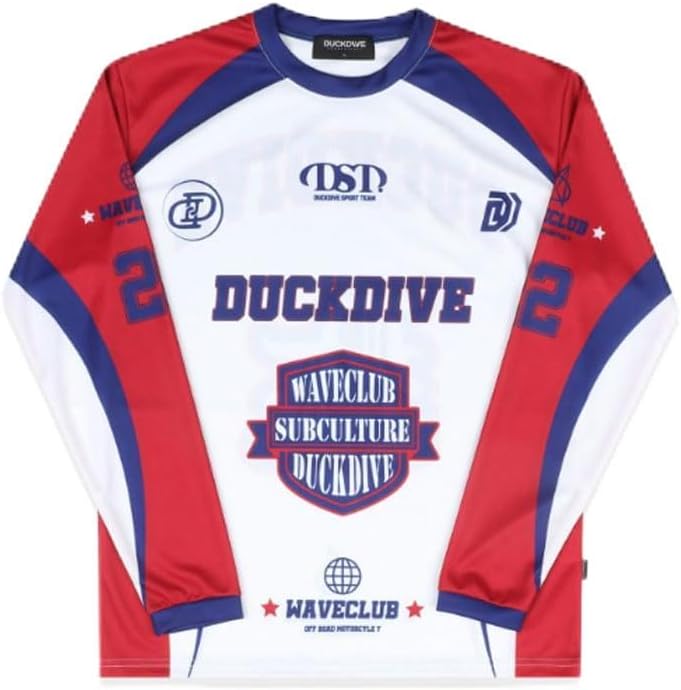 [DUCKDIVE] OFF ROAD MESH LONG SLEEVE RED M