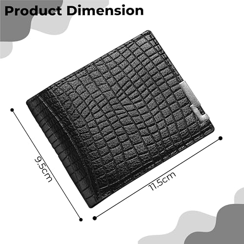 Image of Kraptick Mens Wallets: Slim Wallets for Men with Cardholder and Money Organizer (DMFP396)