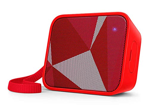 Mini haut-parleur Bluetooth portable rouge avec volume puissant et basses épaisses