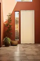 Porta Sanfonada de Pvc 210x62cm Bariri Amarelo