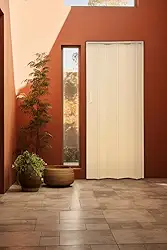 Porta Sanfonada de Pvc 210x62cm Bariri Amarelo