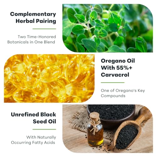 Micro Ingredients Oil of Oregano with Black Seed Oil