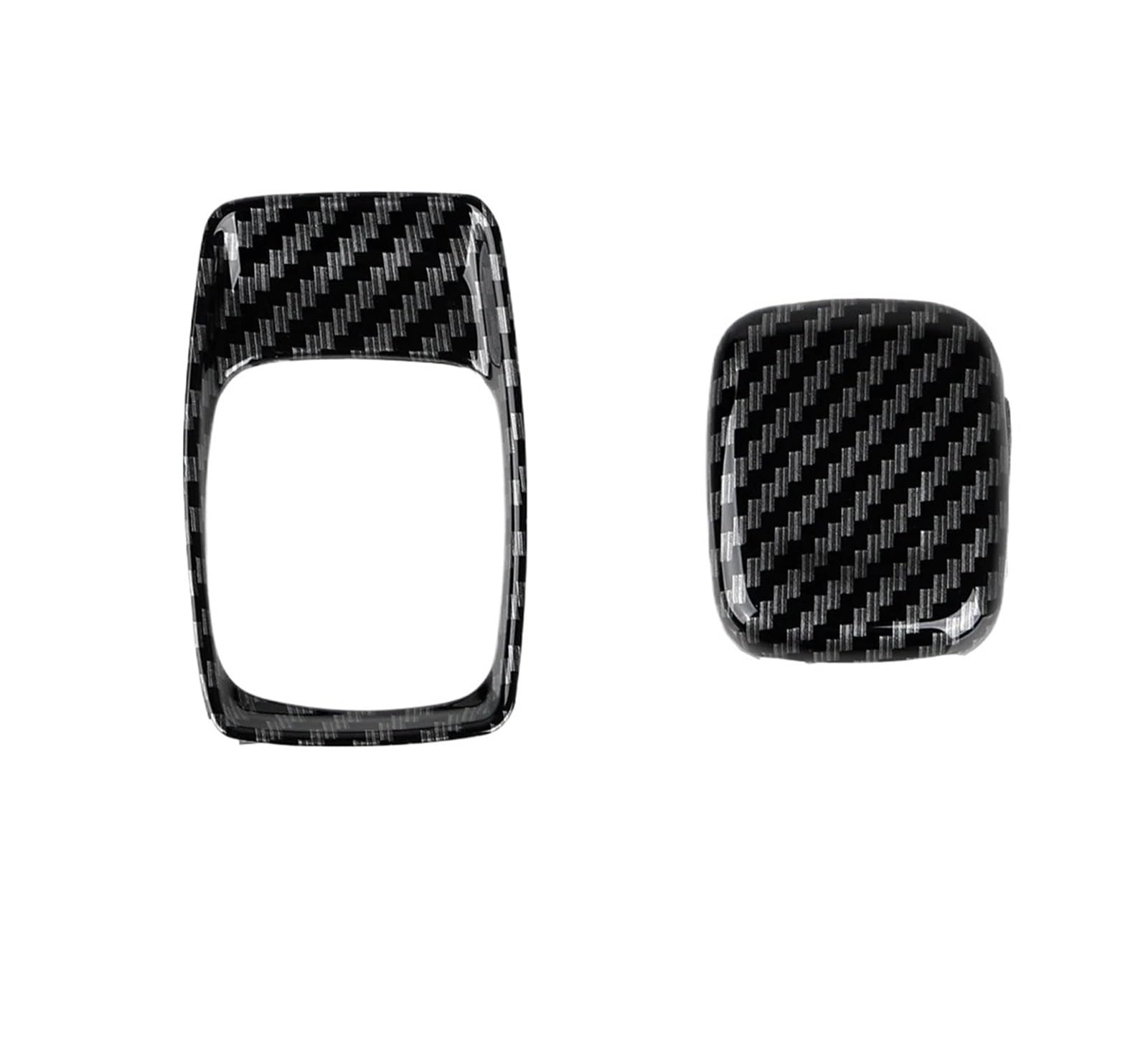 Car Interior Moulding Trim for Chevrolet for Camaro ZL1 2016-2026 Center Console Cigarette Lighter Panel Carbon Fiber Interior Sticker Car ABS Interior Accessories(Black)