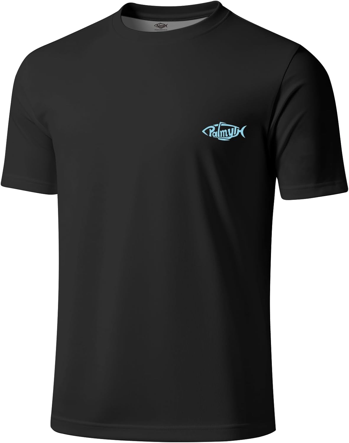 Palmyth Men's Fishing Shirt Short Sleeve Sun Protection UV UPF 50+ SPF T-Shirt - Image 2