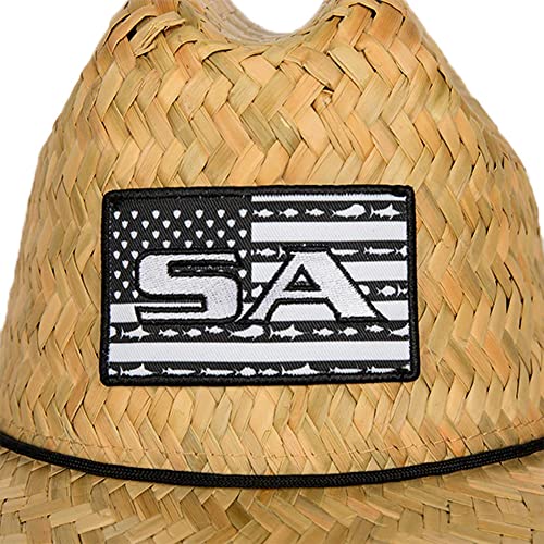S A Company Summer Straw Hats For Uv Sun Protection | Unisex Adult (Fins & Stripes) #TOP3