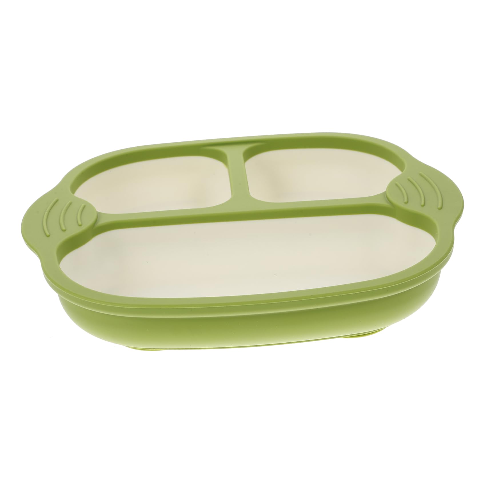 FELTECHELECTR Toddler Plates Divided Eating Dish Suction Boys and Girls Plate Set for Baby Feeding