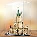 Produktbild Displaybox Acryl Kompatibel mit lego 76402 Hogwarts Dumbledore's Office, Staubdichte Transparente Displaybox (Ohne Bausteinmodell) (Schwarzer Hintergrund)