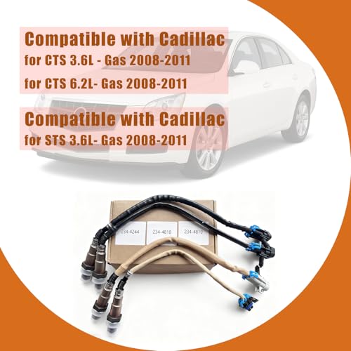 Sensor de oxígeno para Cadillac CTS y STS 2008-2011 miniatura 2