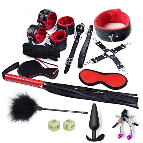 Bondage Set BDSM Handcuffs Adult Bedroom 13pcs Bondage Restraints Sets