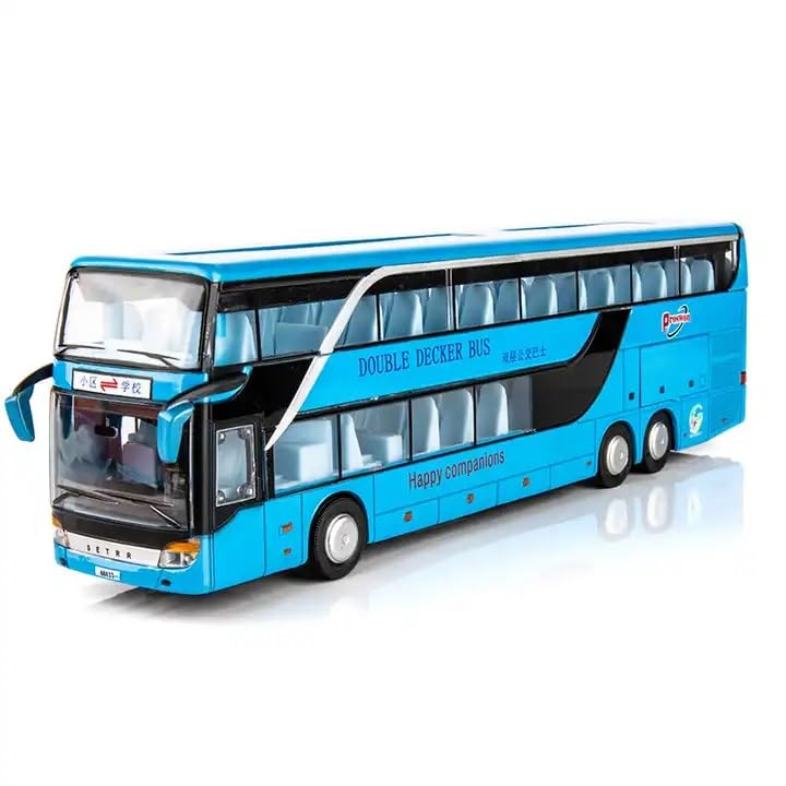 VARIYA ENTERPRISE® 1:24 NEW DOUBLE DÉCOR BUS Toy Car Metal Pull Back Diecast Car with Openable Door and Sound Light, Gifts Toys for Kids【 MULTICOLOR 】 (B0CPVW4593) Amazon Price History, Amazon Price Tracker