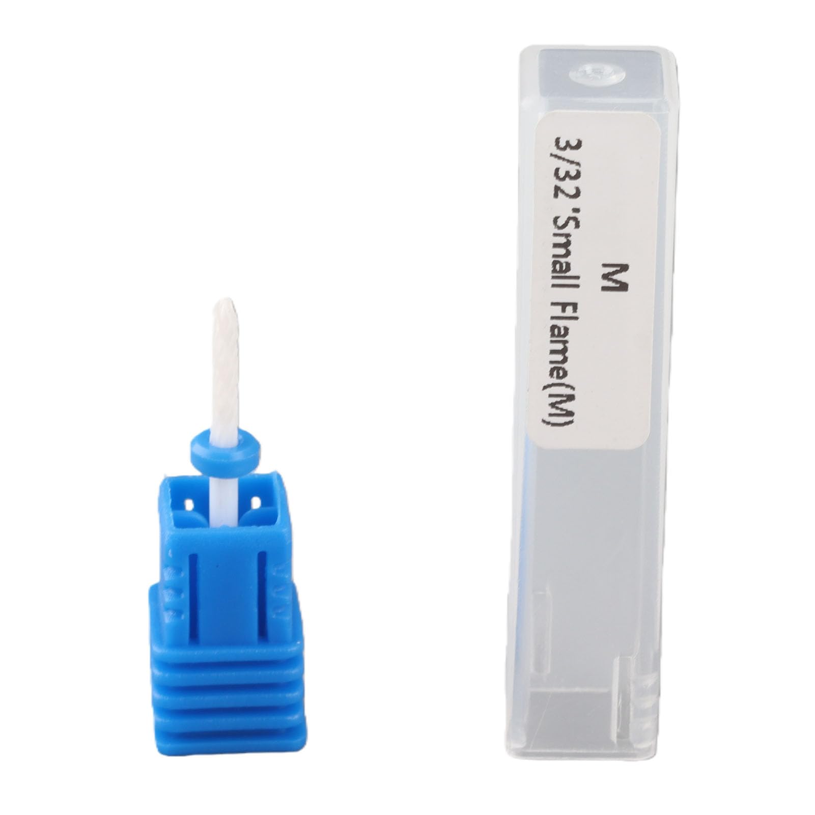 Brocas para uñas, broca profesional de lima para uñas de cerámica para manicura, pedicura, cutícula, gel, esmalte de uñas con base de pantalla, 5 tipos(Blanco 01 #)