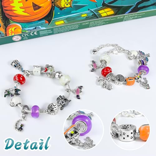 2026 Advent Calendar Halloween Countdown Calendar with DIY Charm Bracelet - image 4