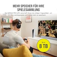 Corsair MP600 PRO LPX 1TB M.2 NVMe PCIe x4 Gen4 SSD - Optimiert Für PS5 (Bis zu 7.100 MB/Sek. Sequentielle Lese- Und 5.800 MB/Sek. Sequentielle Schreibgeschwindigkeiten, Kompakter Formfaktor) Weiß – Ansicht 5