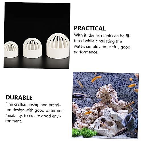 Happyyami 2pcs PVC Cubierta Permeable para Filtros de Pecera miniatura 6