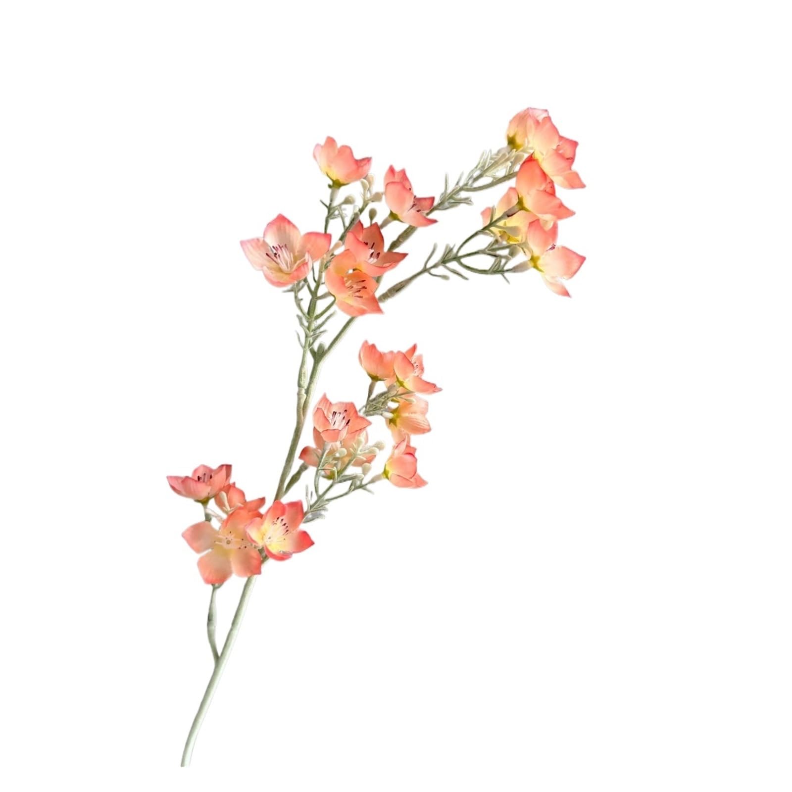 Casetlong 6Pcs Artificial Flowers Wedding Flower Arrangement Home Room Decoration Ornaments Party Table(Coral pink)