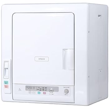 Amazon.co.jp: Hitachi DE-N60HV W Clothes Dryer, 13.2 lbs