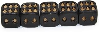 WHAMVOX 5 Pçs Dados De Jogo De Mesa Dados Decorativos Dados De Canto Quadrado 6 Lados Cabeças De Crânio Dados Em Forma Conjuntos De Dados Mini Amantes Suprimentos Para Festa Dados De Jogo