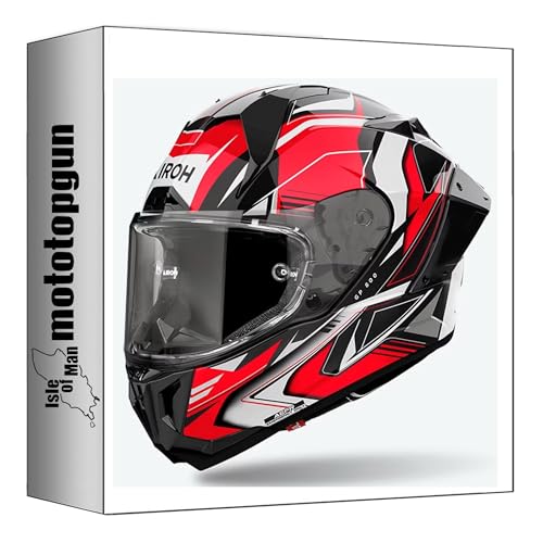 OMOLOGAZIONE ECE 22-06 AIROH GP 800 MUST RED GLOSS M