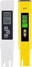 PH and TDS Meter Combo, Water Tester PH Meter, 0.01 Acidity Digital PH Meter TDS EC Temperature Meter for Water, Hydroponics, Aquariums, Pools, Spas, Soil, Brewing, Aquaculture