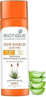 Bio Aloe Vera Face and Body Sun Lotion SPF 30 UVA/UVB Sunscreen
