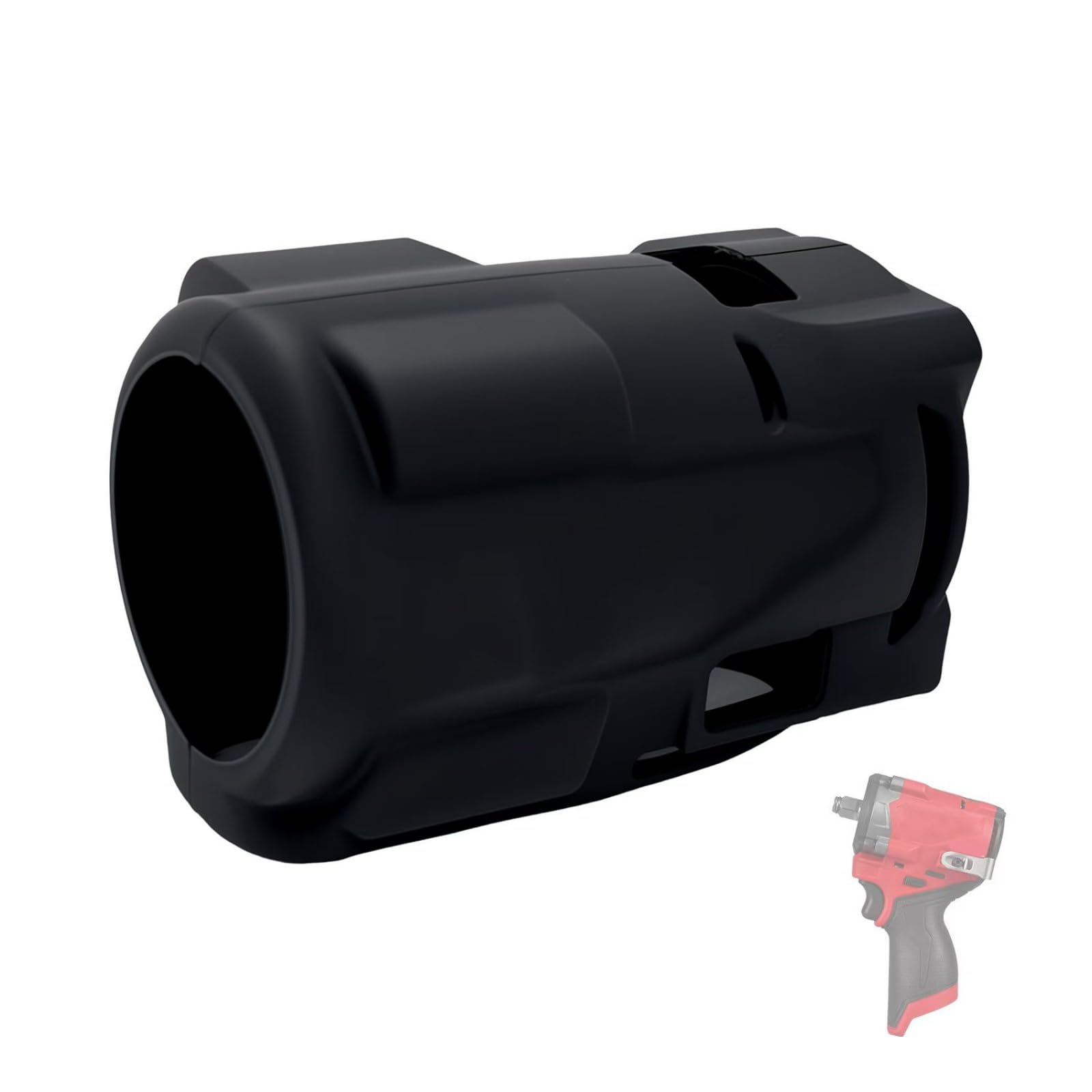 Hsioluted Impacts Wrench Guard 49-16-2563 For 3/8 And 1 / 2Inch Impacts Driver Silicone Protective Sleeve Driver Protective Boot
