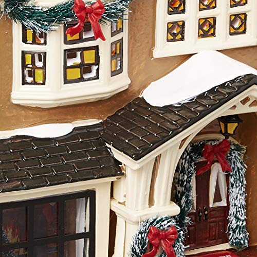 Department 56 Porcelain Snow Village Christmas At Grandma's Lit House #TOP3