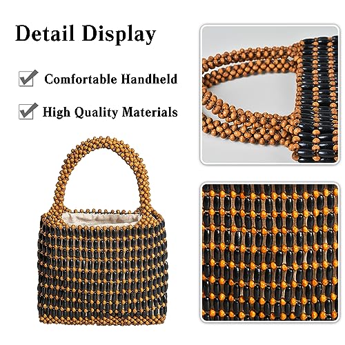 Bolso Tote tejido a mano para mujer miniatura 5