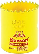 Starrett, corona perforadora Fast Cut, color amarillo, Ø 40 mm - FCH040