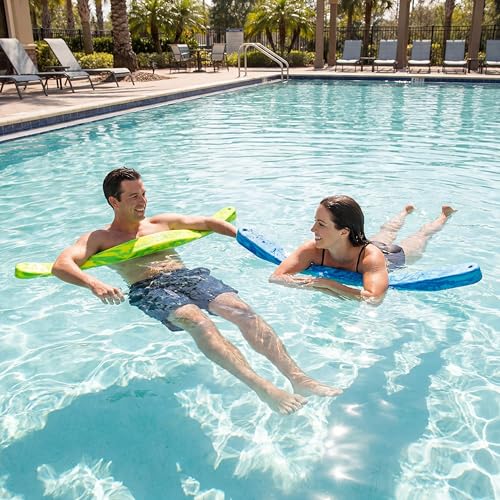 Hollowfly Large Pool Foam Floats 45 Inches Universal Swimming Floating Water Board Outdoor Pool Swirl Water Exercise Accessories for Lake River Swim Spa(Red + Green + Blue,3) by Hollowfly - Image 6