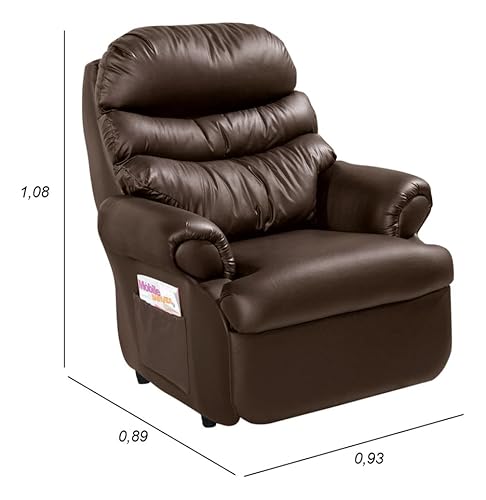 Poltrona Reclinável Barão Corino Marrom
