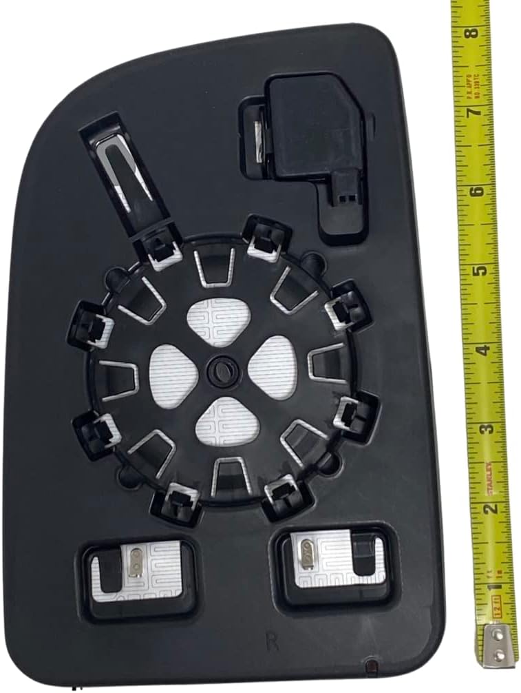 Spieg Passenger Side Mirror Upper Glass Replacement for Dodge Freightliner Mercedes Sprinter Van 2019-2022 Heated BSM Backing Plate | Right Side View Mirror Glass Compatible with OE 9108113200