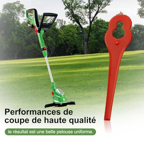 EVEHAP Lot de 100 PA6 Lames de Tondeuses compatibles avec Florabest Coupe Bordure LIDL FRTA 20 A1,FAT 18B2, FAT 18B3 – vue 7