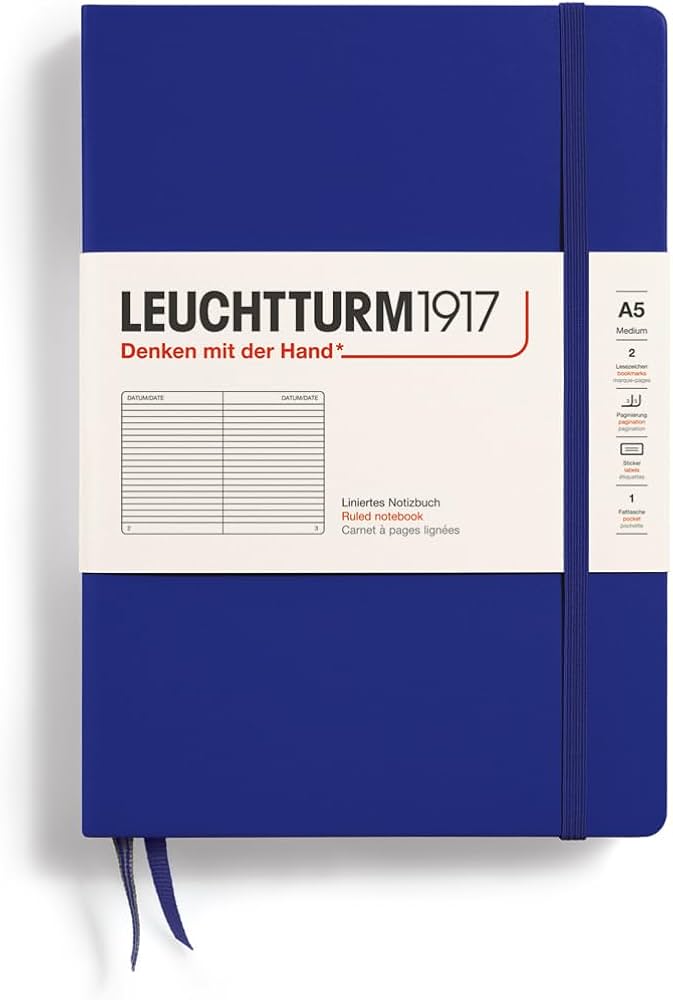 Amazon.com : LEUCHTTURM1917 - Notebook Hardcover Medium A5-251