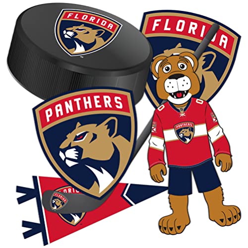 Desert Cactus Florida Panthers Team NHL National Hockey League Sticker Vinyl Decal Laptop Water Bottle Car Scrapbook (Type 2)