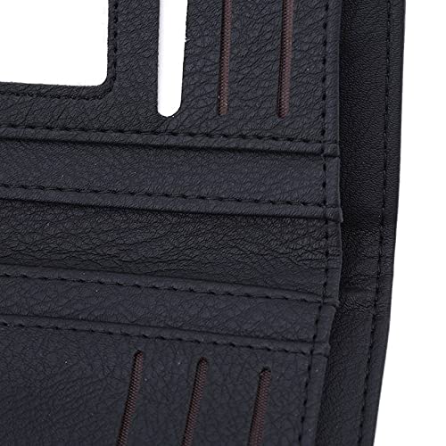 Image of LUCIY Wallets for Women Ladies Wallet Small Ladies Simple Retro Ladies Solid Short Female Wallet (Color : Hortel�)