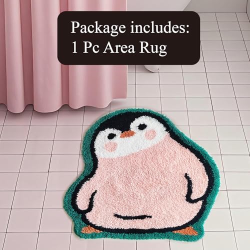 Tapete Decorativo Rosa con Diseño de Pingüino 53x63 cm miniatura 5