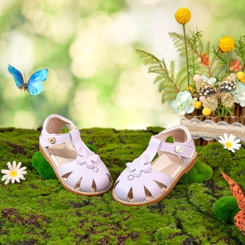 Image of GINFIVE Toddler Girls Sandals Girls Toddler Sandals Little Girls Kids Shoes