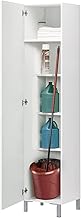 Buyqualia Multi-Purpose Wardrobe Shelves and One Door in White Height 188 / Width 42 / Depth 35